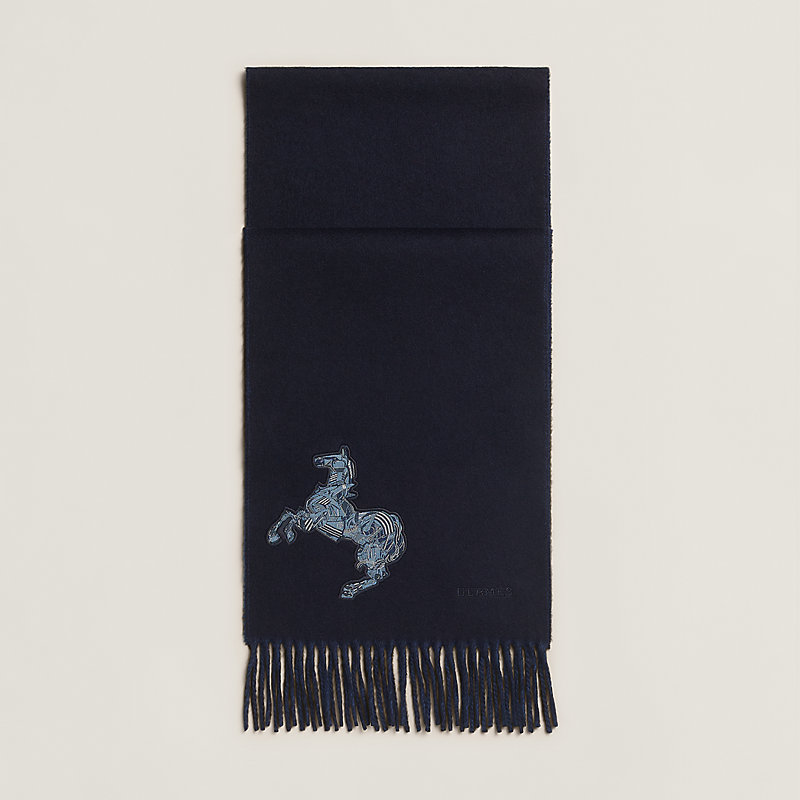 マフラー《ロカバール》 - ブルー | Hermès - エルメス-公式サイト